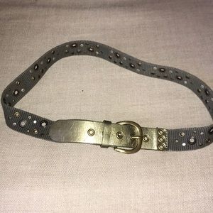 Canvas belt